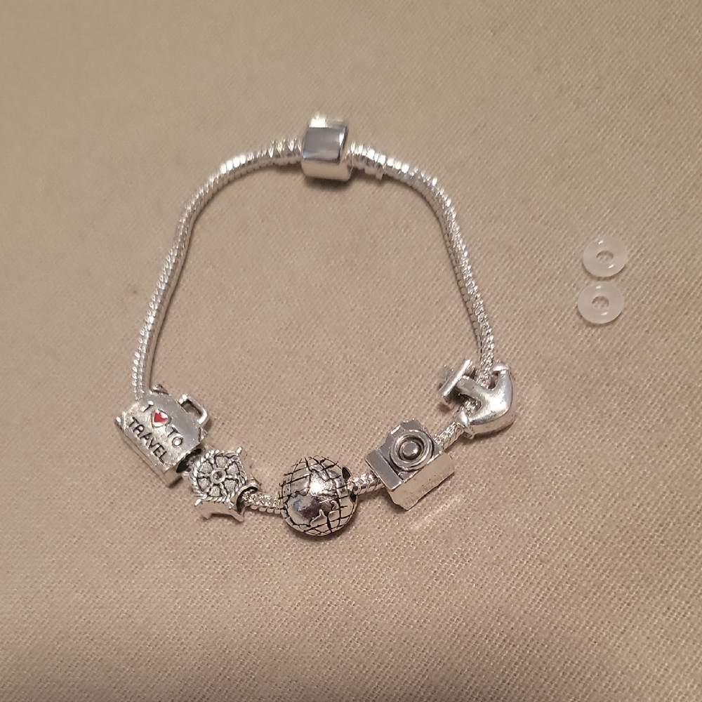 TRAVEL Charm Bracelet
